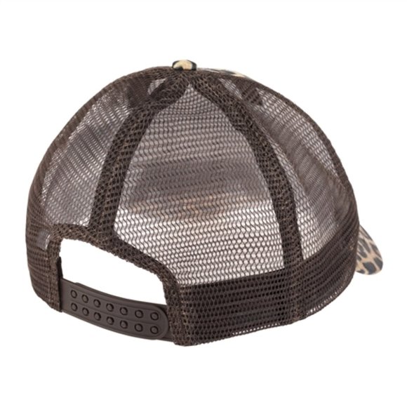 Leopard print trucker hat - Picture 3 of 3